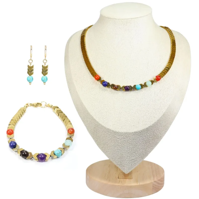 C-24-00030_2.webp Conjunto 7 Chakras de Hematitas y Piedras Naturales