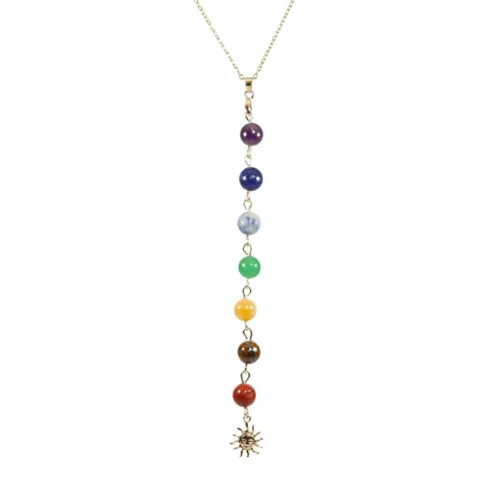 Collar 7 chakras engarzado