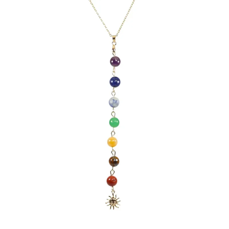 Collar 7 chakras engarzado