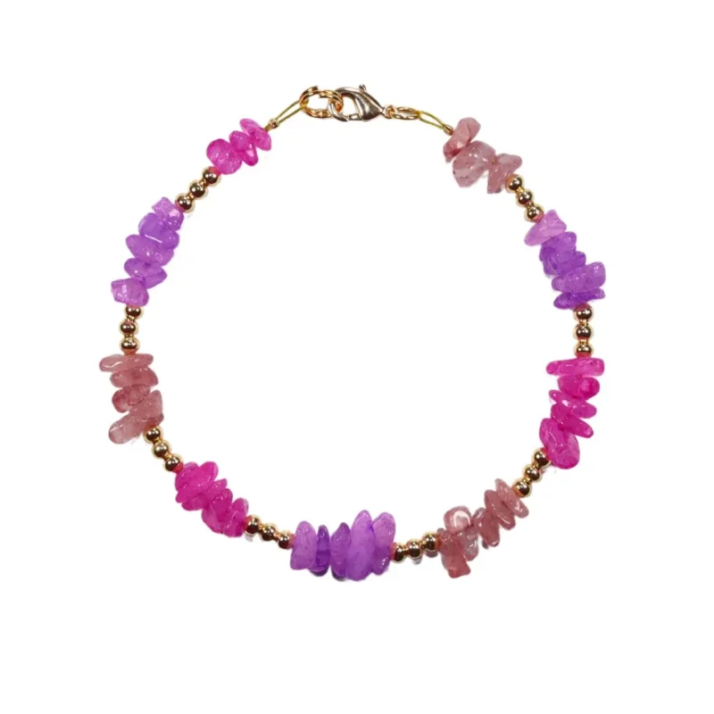 Pulsera con chip de jade