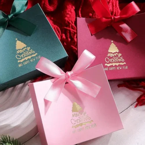 Bolsa de regalo navideña