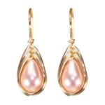 Aretes perla de mallorca gota