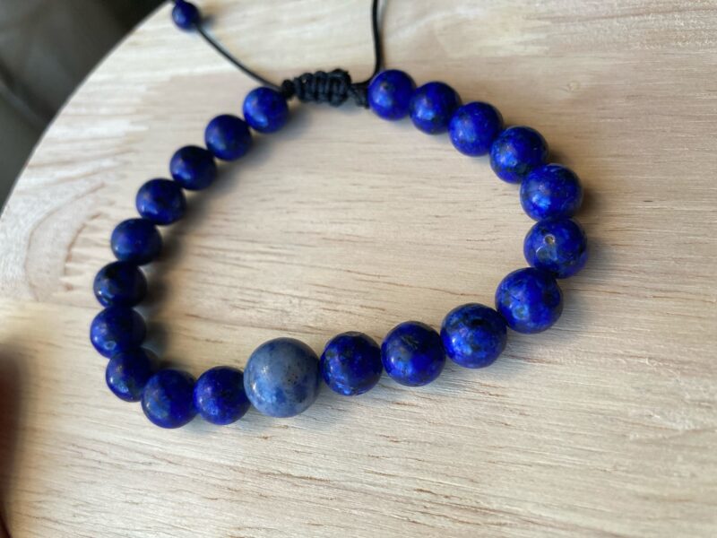 pulsera lapislazuli bola