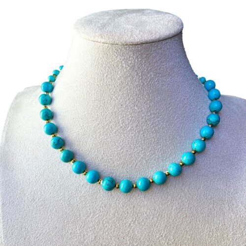 collar turquesa