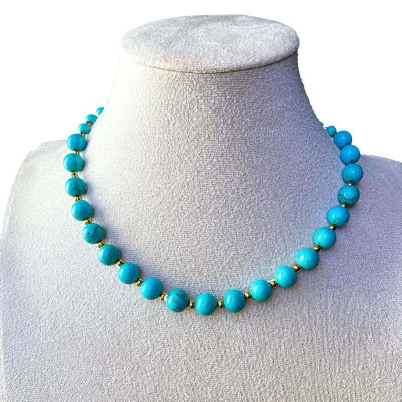collar turquesa
