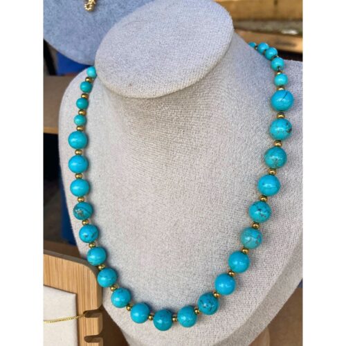collar turquesa